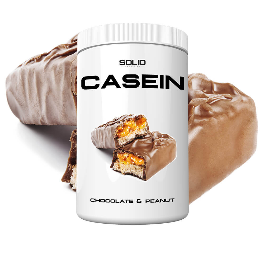SOLID Nutrition Casein, 750 g (Chocolate & Peanut) i gruppen Kosttillskott & Livsmedel / Proteinpulver / Kaseinprotein hos Tillskottsbolaget (SOLIDCASEIN1-6)