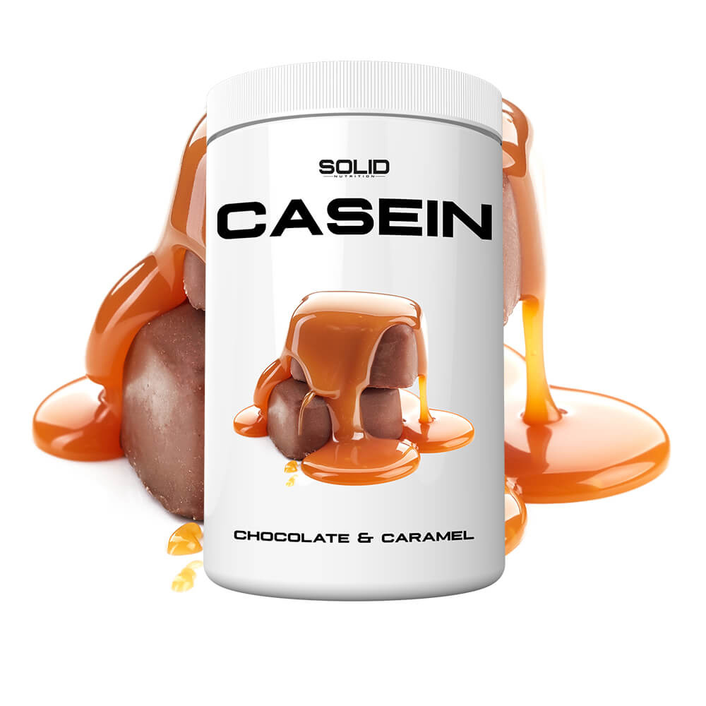 SOLID Nutrition Casein, 750 g (Chocolate & Caramel) i gruppen Kosttillskott & Livsmedel / Proteinpulver / Kaseinprotein hos Tillskottsbolaget (SOLIDCASEIN1-8)