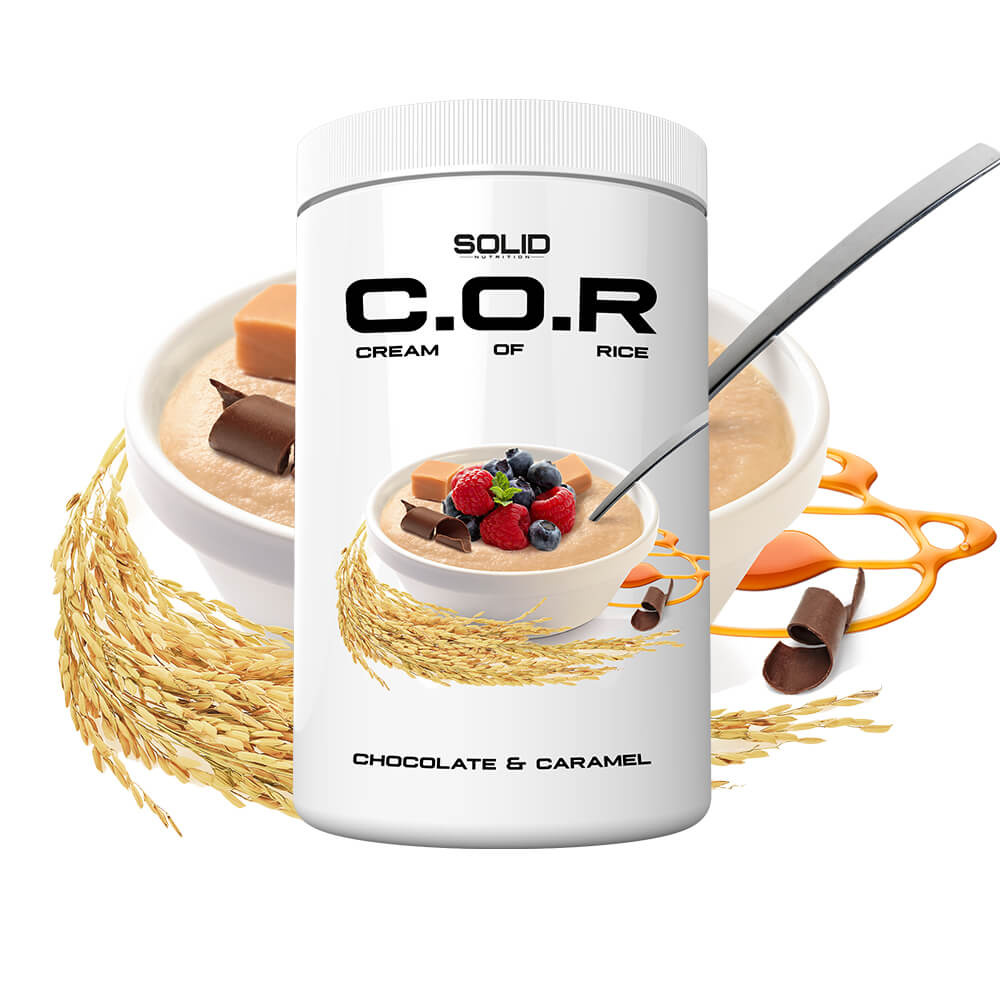 SOLID Nutrition Cream Of Rice, 1 kg (Chocolate & Caramel) i gruppen Kosttillskott & Livsmedel / Livsmedel / Cream of Rice hos Tillskottsbolaget (SOLIDCREAM5748-2)