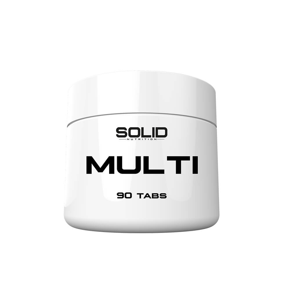 SOLID Nutrition MULTI, 90 tabs i gruppen Kosttillskott & Livsmedel / Vitaminer / Multivitamin hos Tillskottsbolaget (SOLIDMULTI)