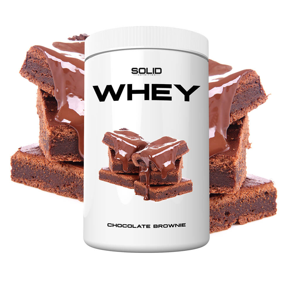 SOLID Nutrition Whey, 750 g (Chocolate Brownie) i gruppen Kosttillskott & Livsmedel / Proteinpulver / Vassleprotein / Whey protein hos Tillskottsbolaget (SOLIDWHEY-16)