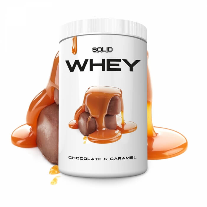 SOLID Nutrition Whey, 750 g (Chocolate & Caramel) i gruppen Kosttillskott & Livsmedel / Proteinpulver / Vassleprotein / Whey protein hos Tillskottsbolaget (SOLIDWHEY-6)