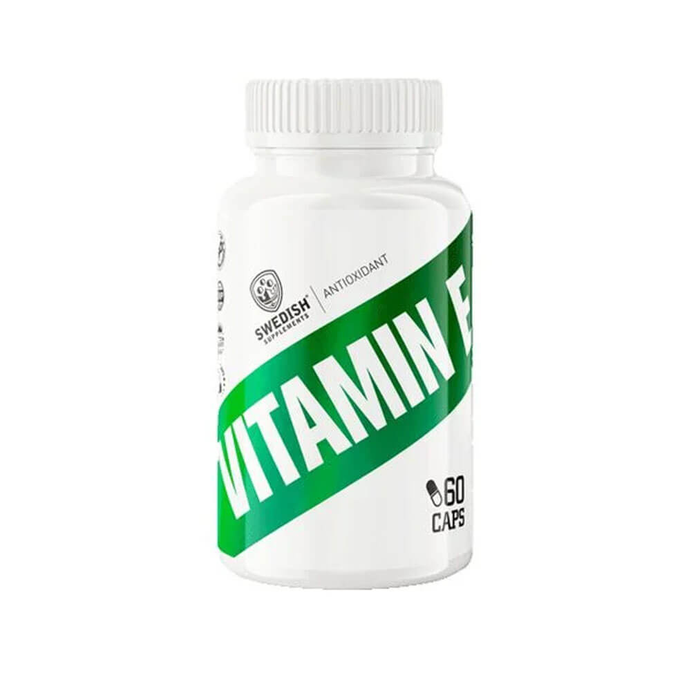 Swedish Supplements Vitamin E, 60 caps i gruppen Kosttillskott & Livsmedel / Vitaminer / E-vitamin hos Tillskottsbolaget (SS668893)
