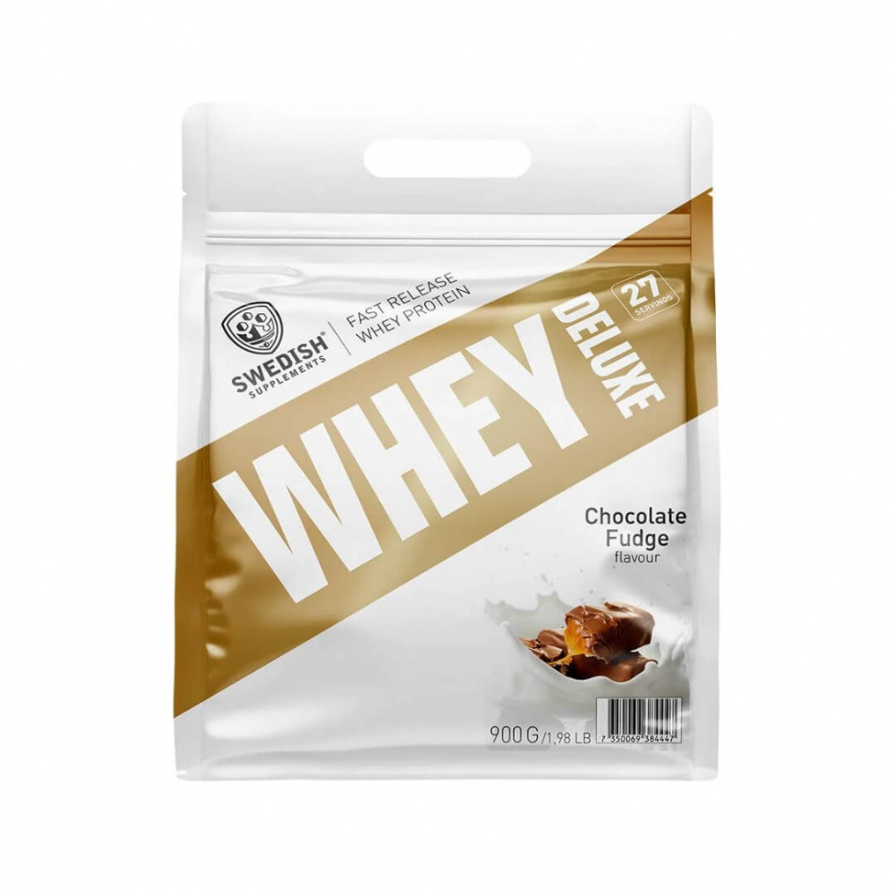 Swedish Supplements Whey Deluxe, 900 g i gruppen Kosttillskott & Livsmedel / Proteinpulver / Vassleprotein / Whey protein hos Tillskottsbolaget (SS869454)
