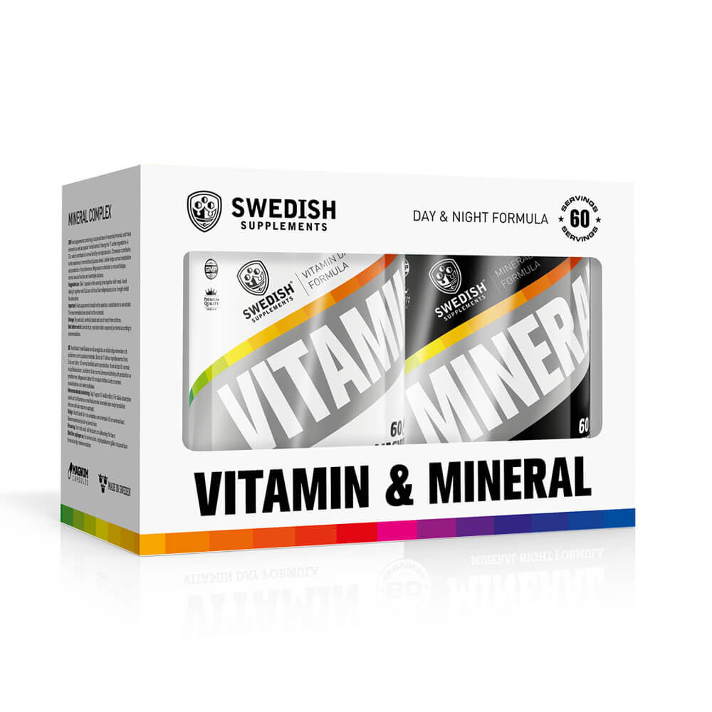 Swedish Supplements Vitamin & Mineral Complex i gruppen Kosttillskott & Livsmedel / Vitaminer / Multivitamin hos Tillskottsbolaget (SSVMC)