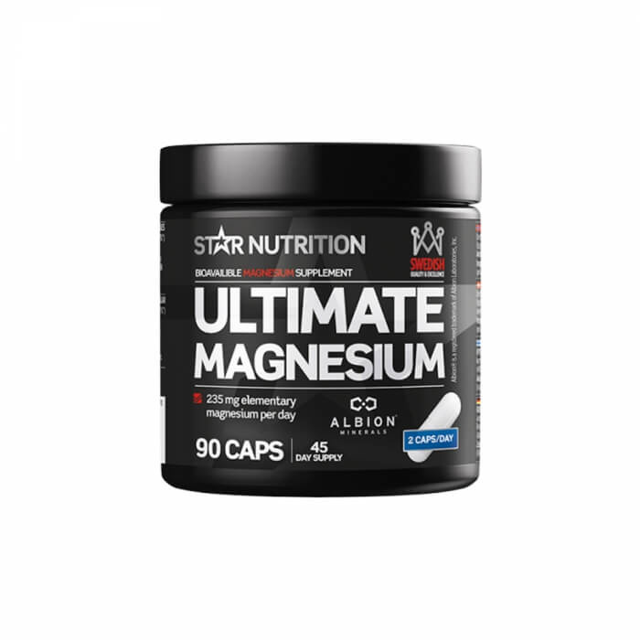 Star Nutrition Ultimate Magnesium, 90 caps i gruppen Kosttillskott & Livsmedel / Mineraler / Magnesium hos Tillskottsbolaget (STAR010)