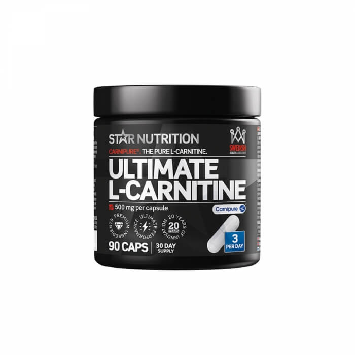 Star Nutrition Ultimate L-Carnitine, 90 caps i gruppen Kosttillskott & Livsmedel / Viktminskning / Koffeinfri Fettfrbrnnare hos Tillskottsbolaget (STAR015)