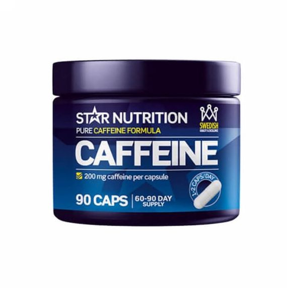 Star Nutrition Caffeine, 200 mg, 90 caps i gruppen Kosttillskott & Livsmedel / Prestationshjare / Koffein hos Tillskottsbolaget (STAR0533)