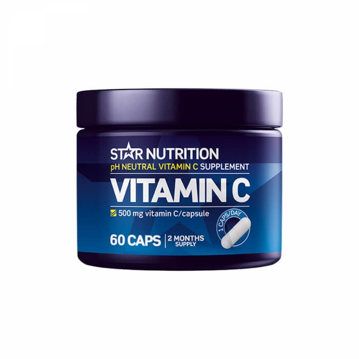 Star Nutrition Vitamin C, 60 caps i gruppen Kosttillskott & Livsmedel / Hlsokost / Antioxidanter hos Tillskottsbolaget (STAR75833)