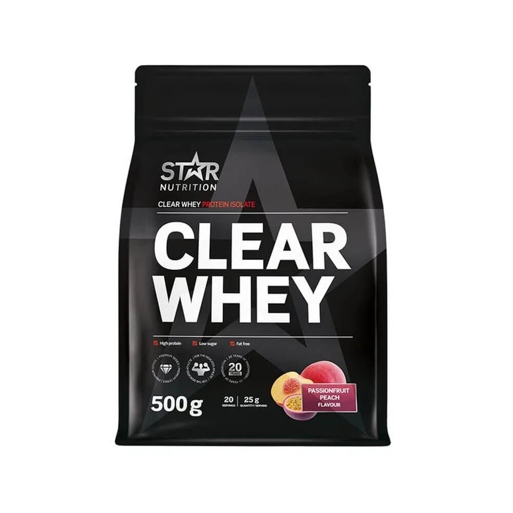 Star Nutrition Clear Whey, 500 g i gruppen Kosttillskott & Livsmedel / Proteinpulver / Vassleprotein / Whey protein hos Tillskottsbolaget (STAR7666)