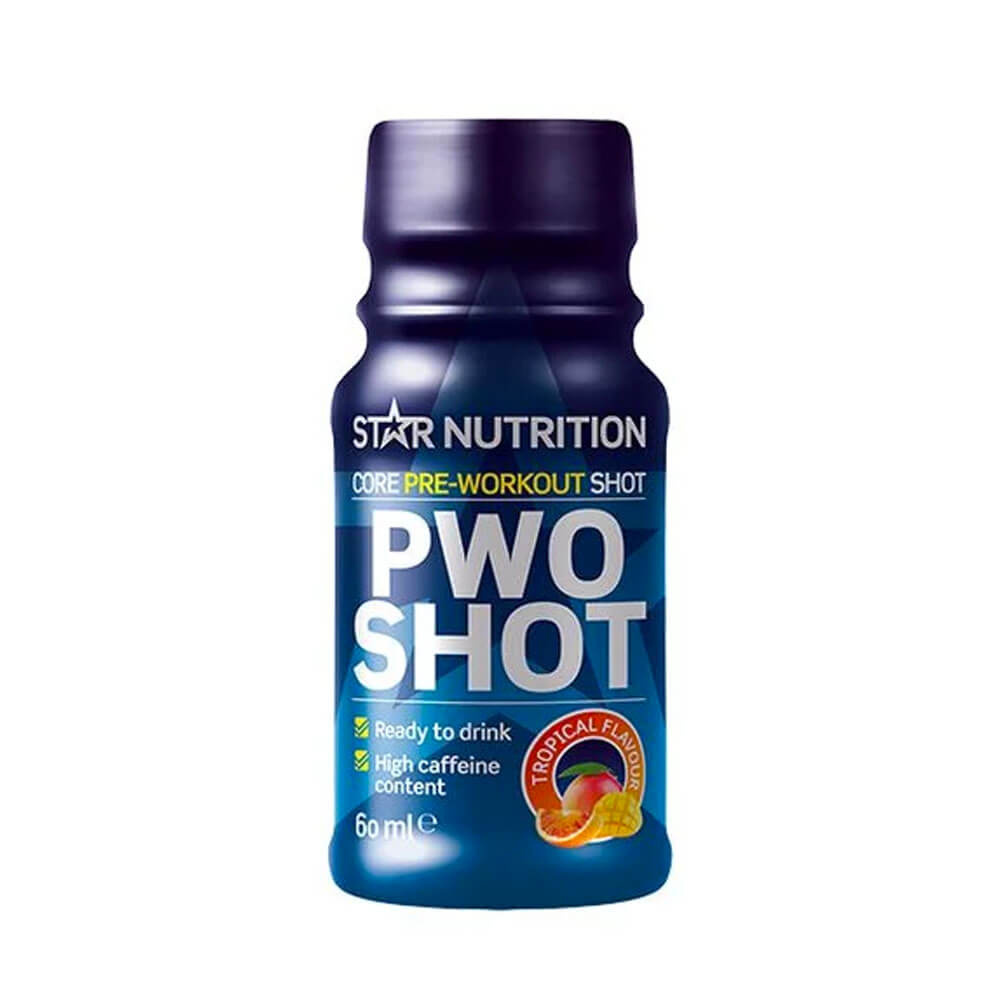 Star Nutrition PWO Shot, 60 ml i gruppen Kosttillskott & Livsmedel / Prestationshjare / Pre-Workout / PWO hos Tillskottsbolaget (STAR76821)