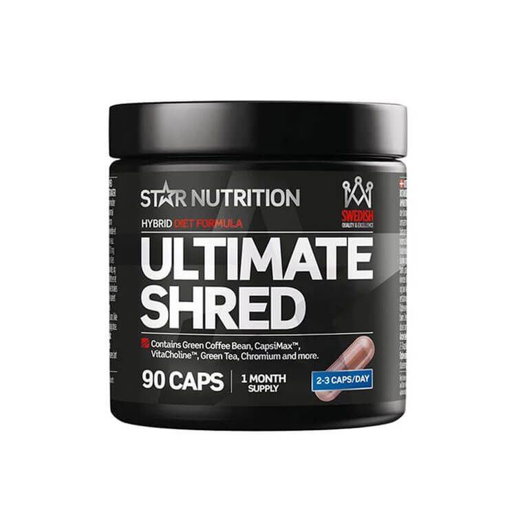 Star Nutrition Ultimate Shred, 90 caps i gruppen Kosttillskott & Livsmedel / Viktminskning / Fettfrbrnnare hos Tillskottsbolaget (STAR7684666)