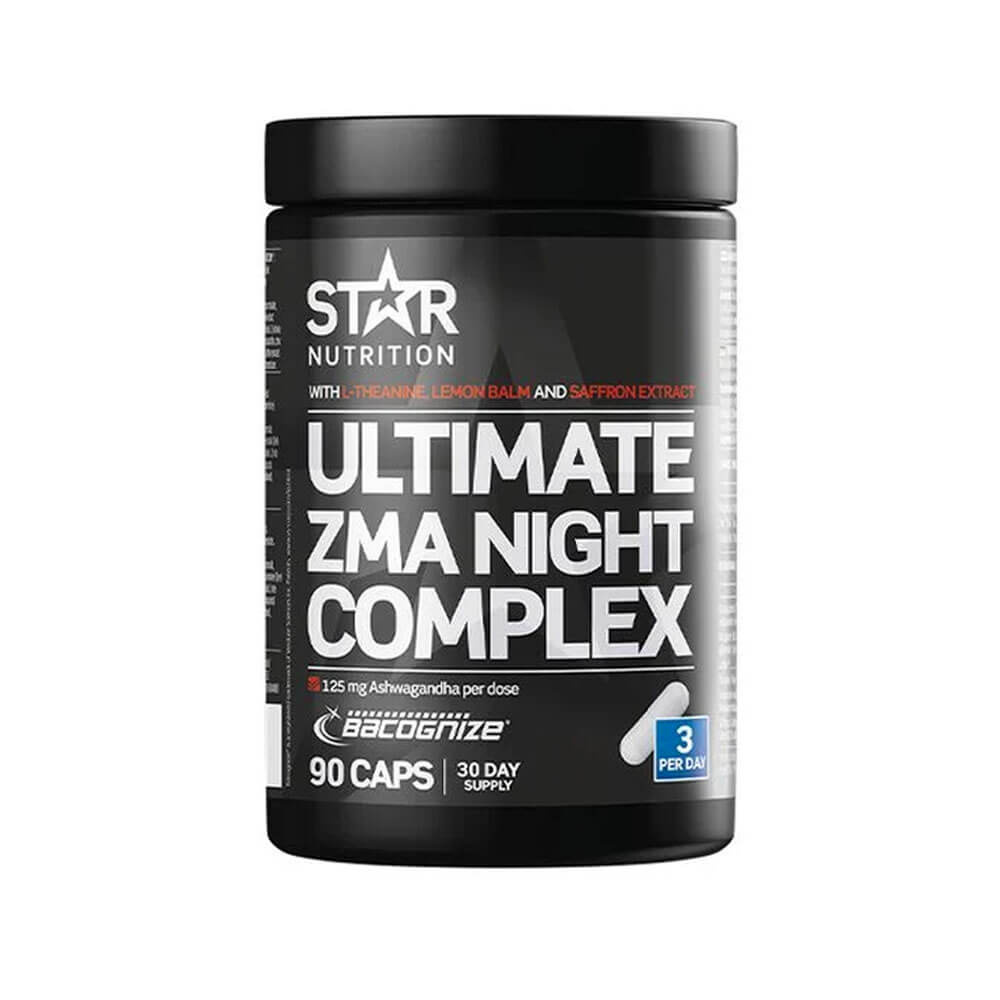 Star Nutrition Ultimate ZMA Night Complex, 90 caps i gruppen Kosttillskott & Livsmedel / Mineraler / ZMA hos Tillskottsbolaget (STAR76856)
