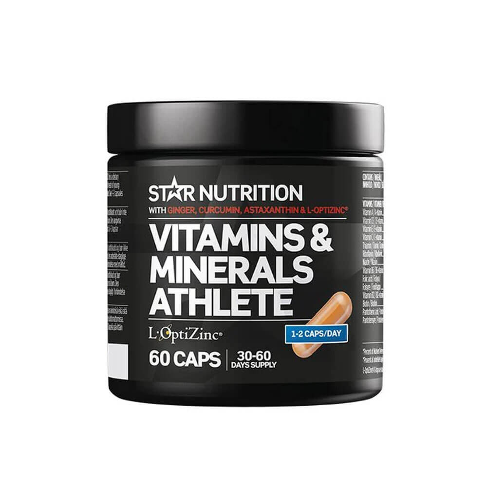 Star Nutrition Ultimate Vitamins & Minerals Athlete, 60 caps i gruppen Kosttillskott & Livsmedel / Vitaminer / Multivitamin hos Tillskottsbolaget (STAR78967)