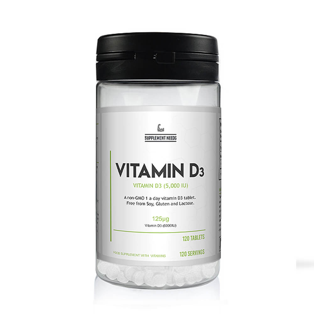 Supplement Needs Vitamin D3, 120 tabs i gruppen Kosttillskott & Livsmedel / Vitaminer / D-vitamin hos Tillskottsbolaget (SUPPNEEDS6783)