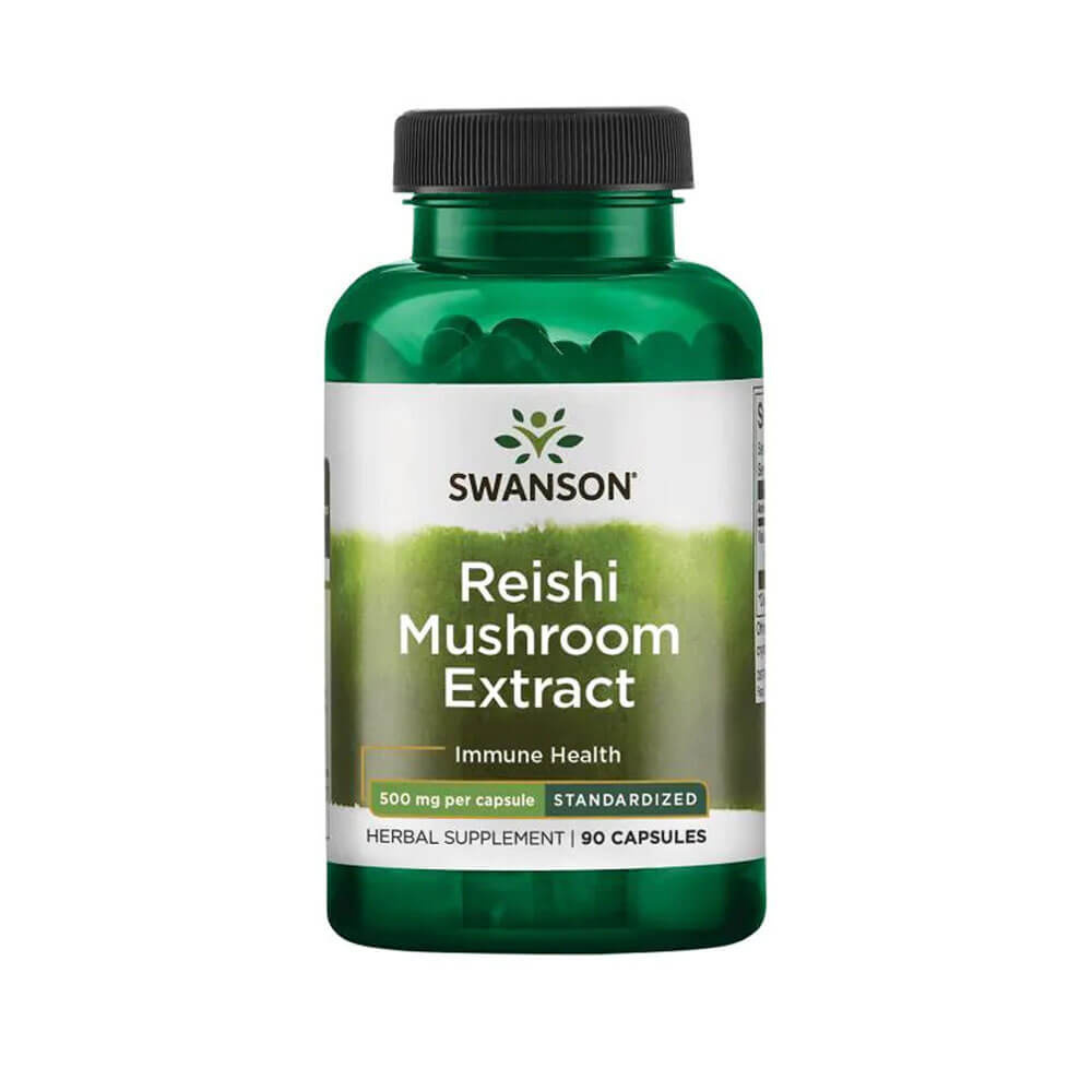 Swanson Reishi Mushroom Extract, 500 mg, 90 caps i gruppen Kosttillskott & Livsmedel / Hlsokost / Adaptogener hos Tillskottsbolaget (SWANSON52648)
