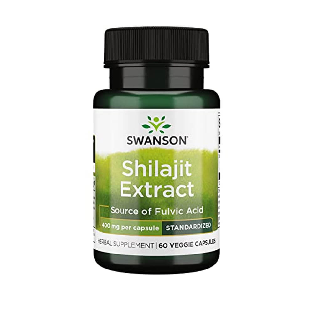 Swanson Shilajit Extract, 400 mg, 60 caps i gruppen Tema / Glutenfria Kosttillskott hos Tillskottsbolaget (SWANSON53795)