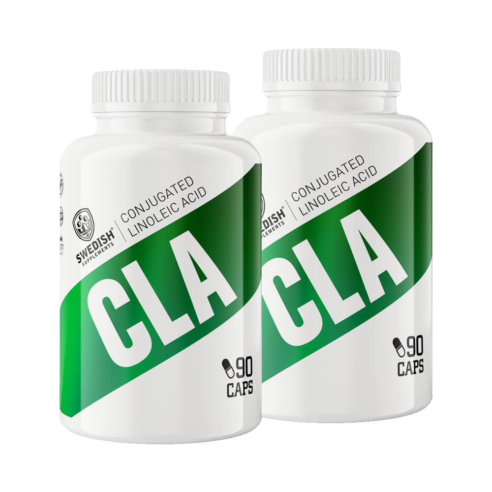 2 x Swedish Supplements CLA, 90 caps i gruppen Kosttillskott & Livsmedel / Omega-3 & Fettsyror / CLA hos Tillskottsbolaget (SWEDISH6743)
