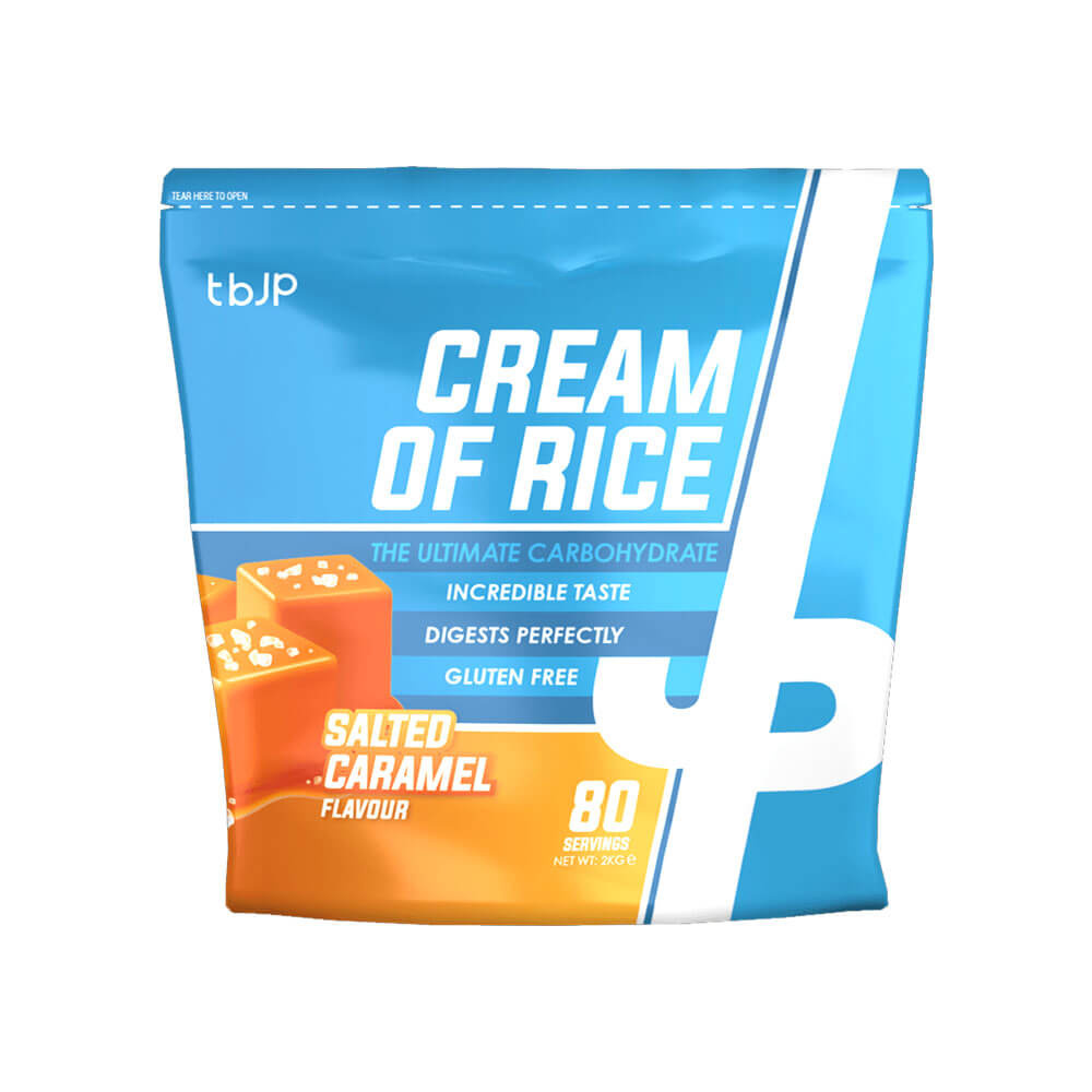 Trained By JP Cream Of Rice, 2 kg (Salted Caramel) i gruppen Kosttillskott & Livsmedel / Livsmedel / Cream of Rice hos Tillskottsbolaget (TBJP685-9)