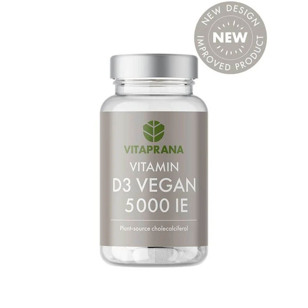 Vitaprana Vitamin D3 VEGAN 5000 IE, 110 caps i gruppen Kosttillskott & Livsmedel / Vitaminer / D-vitamin hos Tillskottsbolaget (VITAPRANA7623)