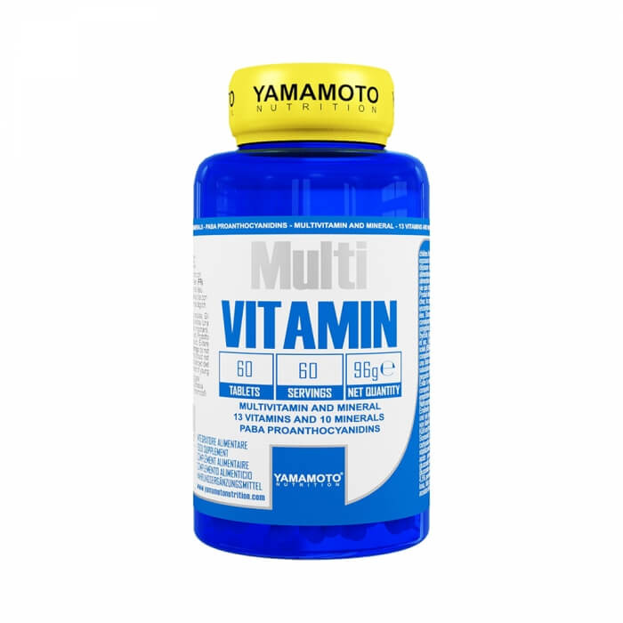 Yamamoto Nutrition Multi Vitamin, 60 tabs i gruppen Kosttillskott & Livsmedel / Vitaminer / Multivitamin hos Tillskottsbolaget (YAMAMOTO753)