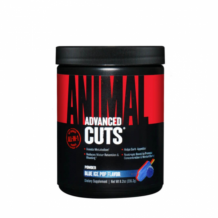 Universal Nutrition Animal Cuts Powder, 42 serv. (Ice Pop) i gruppen Kosttillskott & Livsmedel / Viktminskning / Fettförbrännare hos Tillskottsbolaget (ANIMAL8643-1)