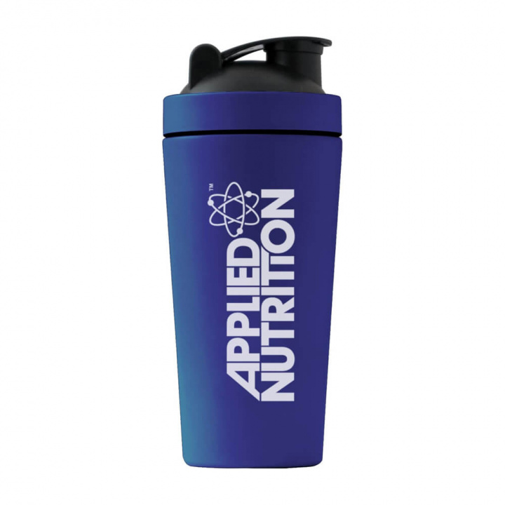 Applied Nutrition Stainless Steel Shaker, 750 ml (Blue) i gruppen Träningstillbehör / Flaskor & Shakers hos Tillskottsbolaget (APPLIED5735)
