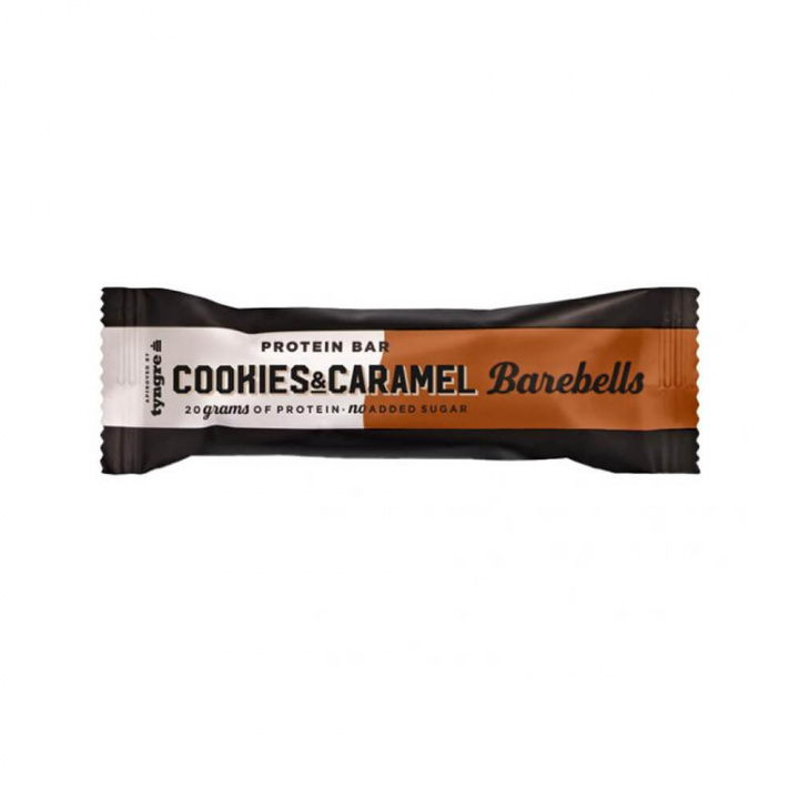Barebells Proteinbar, 55 g (Cookies & Caramel) i gruppen Bars / Proteinbars hos Tillskottsbolaget (BAREBELLS1CCL12C-21)