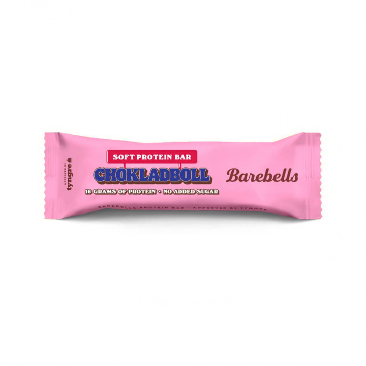 Barebells Proteinbar, 55 g (Chokladboll) i gruppen Bars / Proteinbars hos Tillskottsbolaget (BAREBELLS1CCL12C-24)