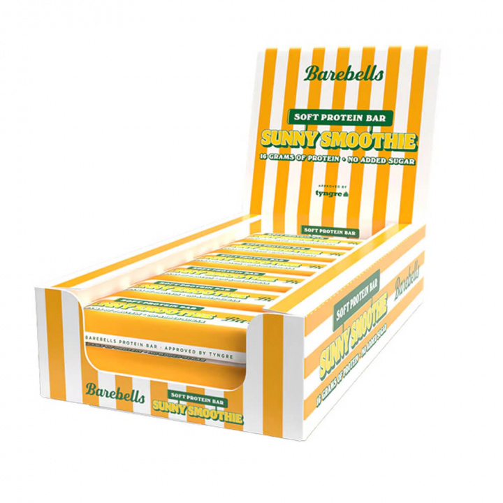 12 x Barebells Proteinbars, 55 g (Sunny Smoothie) i gruppen Bars / Proteinbars hos Tillskottsbolaget (BAREBELLS7644)
