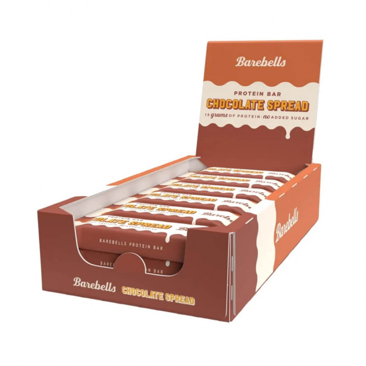 12 x Barebells Proteinbars, 45 g (Chocolate Spread) i gruppen Bars / Proteinbars hos Tillskottsbolaget (BAREBELLS8375)