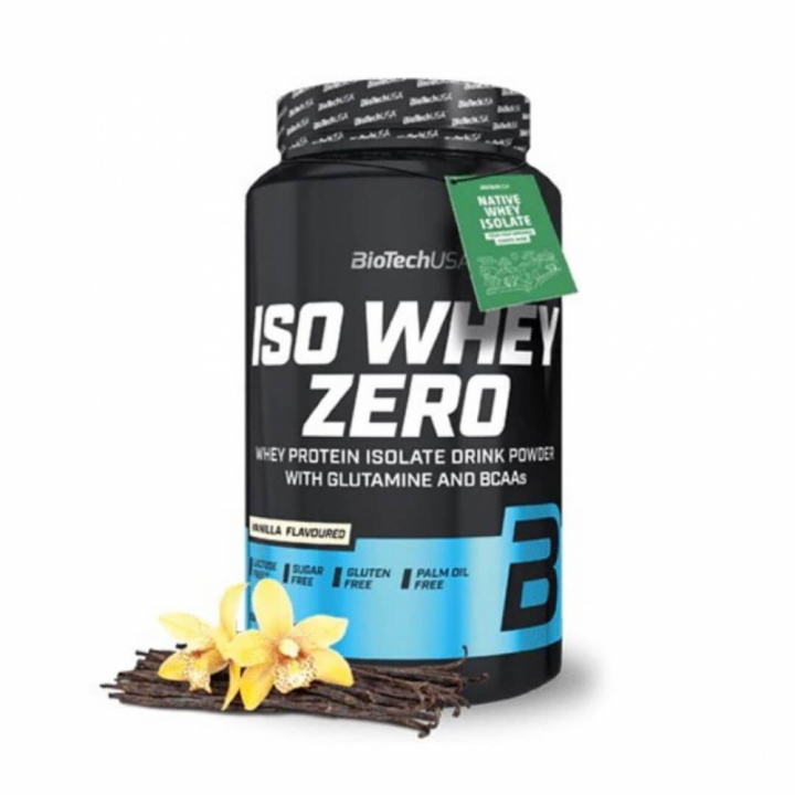 BioTechUSA Iso Whey Zero, 908 g (Vanilla) i gruppen Kosttillskott & Livsmedel / Proteinpulver / Isolatprotein hos Tillskottsbolaget (BIOTECH001-8)