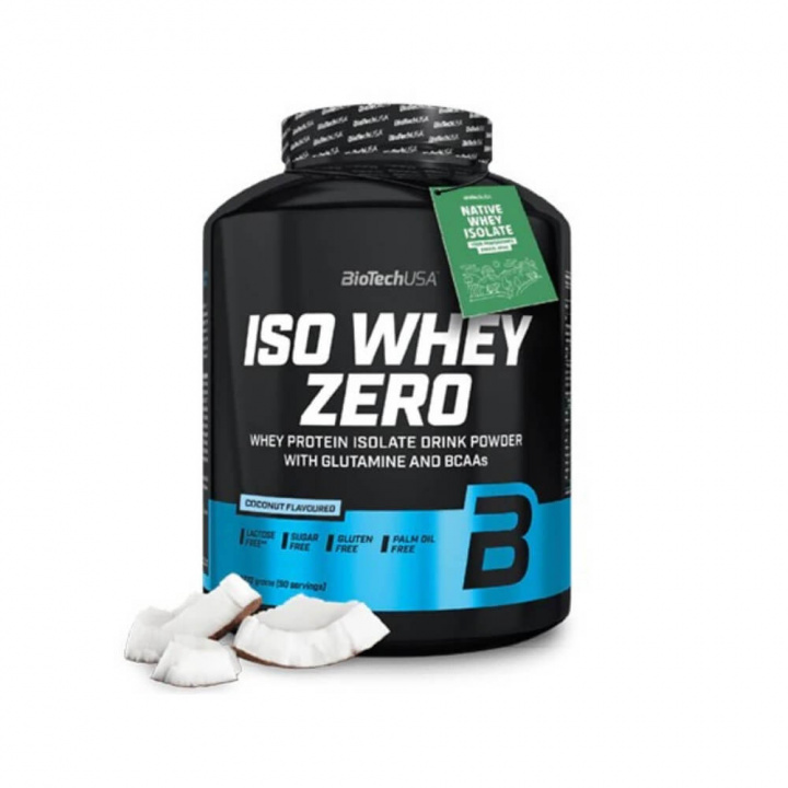 BioTechUSA Iso Whey Zero, 1816 g (Coconut) i gruppen Kosttillskott & Livsmedel / Proteinpulver / Isolatprotein hos Tillskottsbolaget (BIOTECH7590-4)