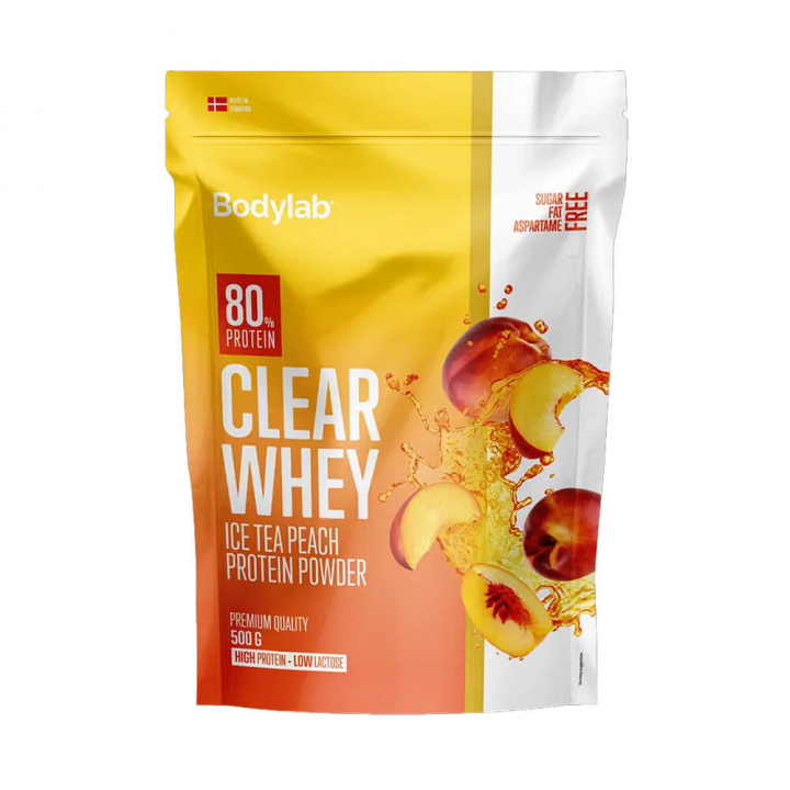 Bodylab Clear Whey, 500 g (Ice Tea Peach) i gruppen Kosttillskott & Livsmedel / Proteinpulver / Clear Whey hos Tillskottsbolaget (BODYLAB757-2)