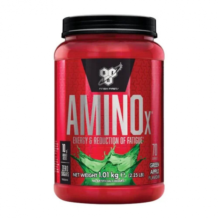 BSN Amino-X, 1 kg (Green Apple) i gruppen Kosttillskott & Livsmedel / Aminosyror / BCAA hos Tillskottsbolaget (BSN0933GA)