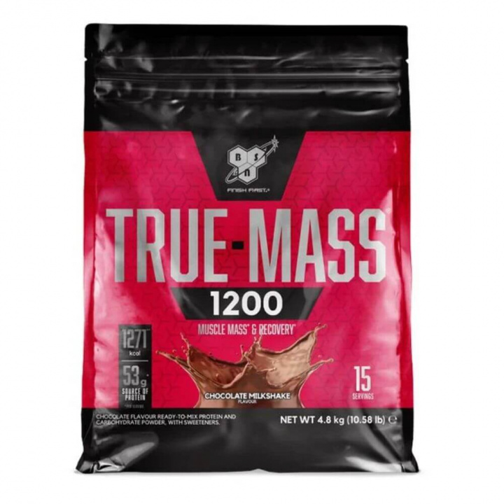 BSN True Mass 1200, 4800 g (Chocolate Milkshake) i gruppen Shoppa efter Tema / Kosttillskott för kvinnor hos Tillskottsbolaget (BSN7483-1)