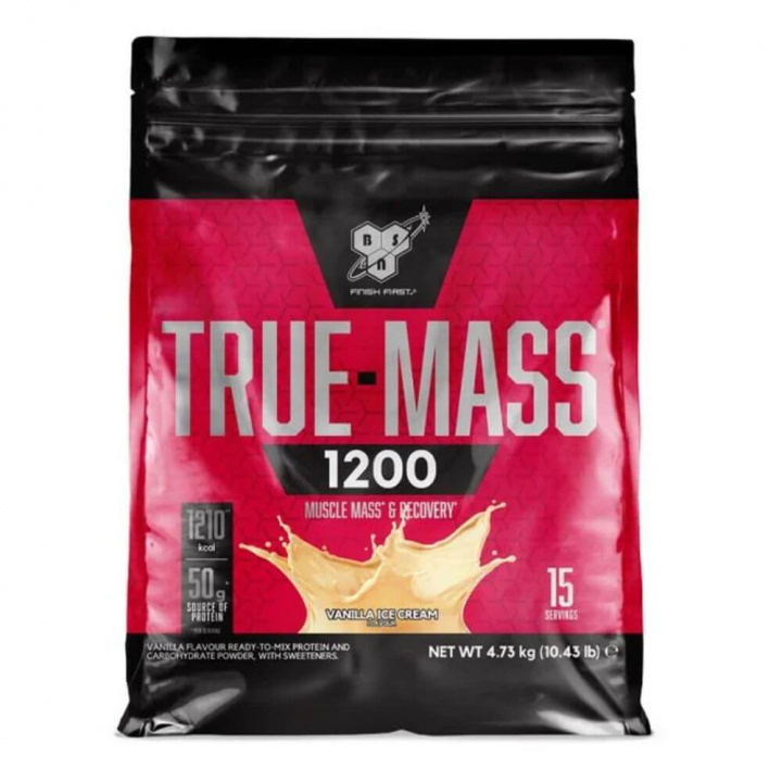BSN True Mass 1200, 4800 g (Vanilla Ice Cream) i gruppen Shoppa efter Tema / Kosttillskott för kvinnor hos Tillskottsbolaget (BSN7483-4)