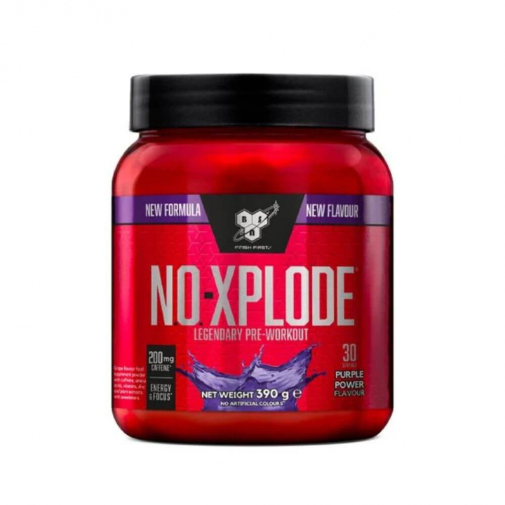 BSN N.O.-Xplode Legendary, 30 servings (Purple Power) i gruppen Kosttillskott & Livsmedel / Prestationshöjare / Pre-Workout / PWO hos Tillskottsbolaget (BSN764-2)