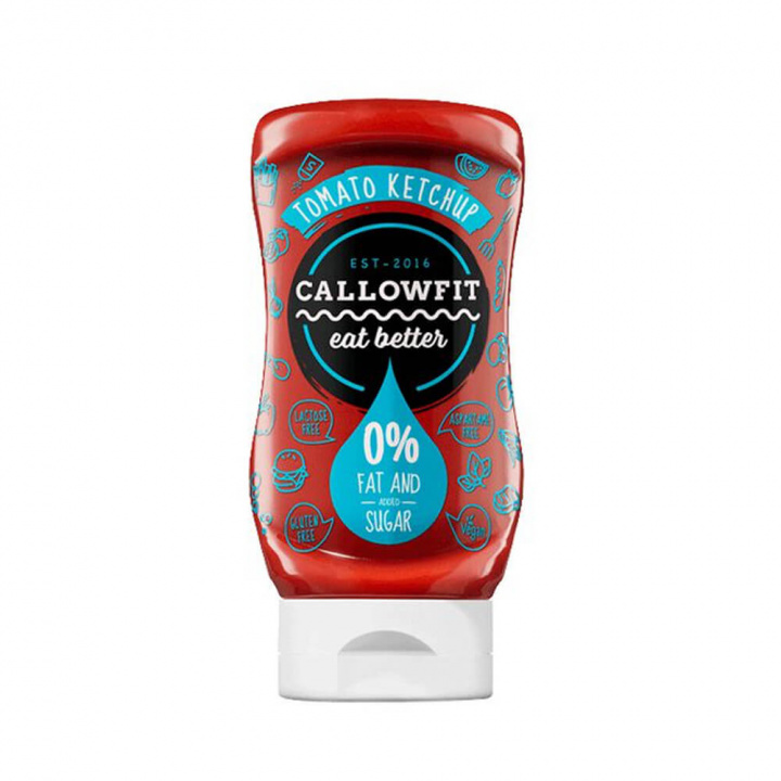 Callowfit, 300 ml (Tomato Ketchup) i gruppen Kosttillskott & Livsmedel / Livsmedel / Kalorisnåla såser och toppings hos Tillskottsbolaget (CALLOWFIT001-7)