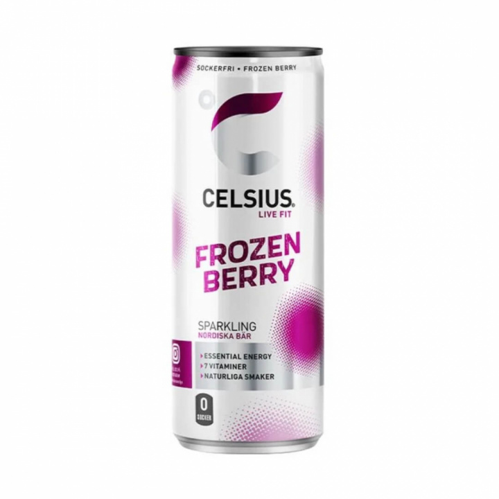 Celsius, 355 ml (Frozen Berry) i gruppen Drycker / Energidryck hos Tillskottsbolaget (CELSIUS001-10)