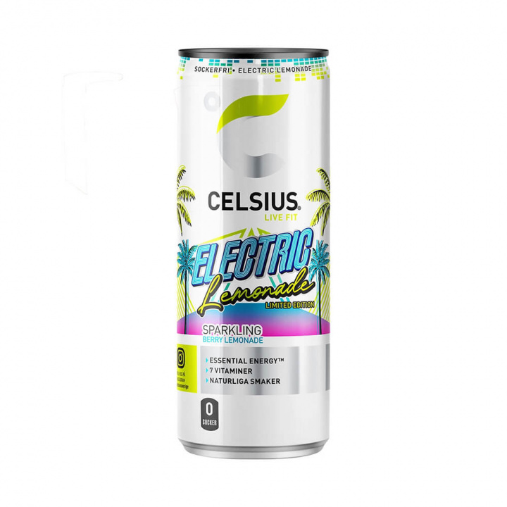 Celsius, 355 ml (Electric Lemonade) i gruppen Drycker / Energidryck hos Tillskottsbolaget (CELSIUS001-2)