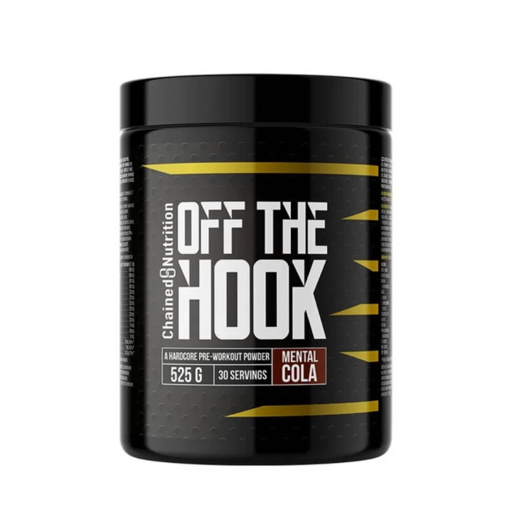 Chained Nutrition Off The Hook, 525 g (Mental Cola) i gruppen Kosttillskott & Livsmedel / Prestationshöjare / Pre-Workout / PWO hos Tillskottsbolaget (CHAINED001-3)