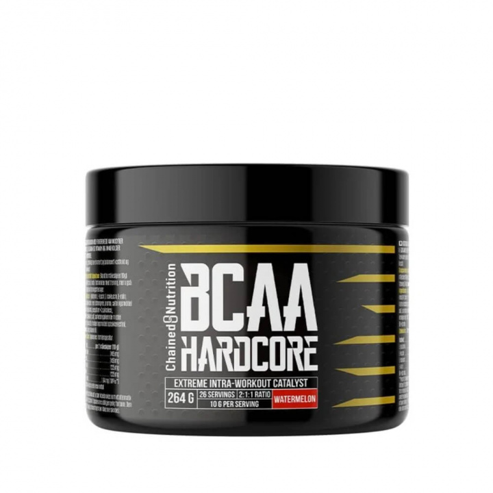 Chained Nutrition BCAA Hardcore, 264 g (Watermelon) i gruppen Kosttillskott & Livsmedel / Aminosyror / BCAA hos Tillskottsbolaget (CHAINED7583-2)