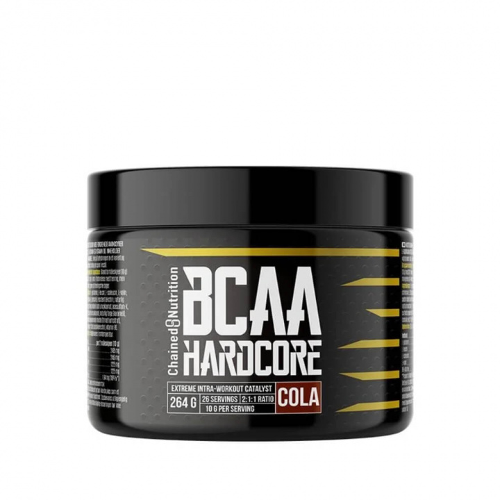 Chained Nutrition BCAA Hardcore, 264 g (Cola) i gruppen Kosttillskott & Livsmedel / Aminosyror / BCAA hos Tillskottsbolaget (CHAINED7583-3)