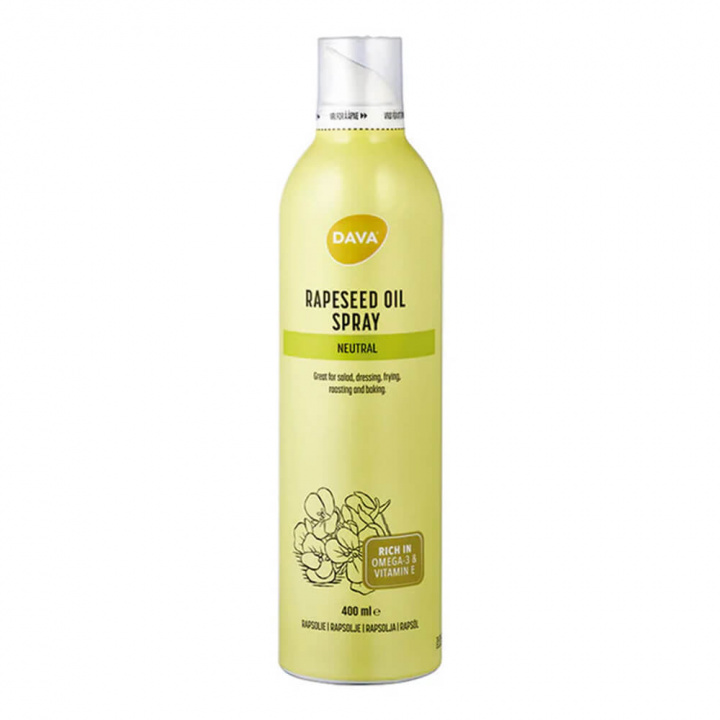 DAVA Foods Rapeseed Oil Spray, 400 ml i gruppen Shoppa efter Tema / Glutenfria Kosttillskott hos Tillskottsbolaget (DAVA7657)