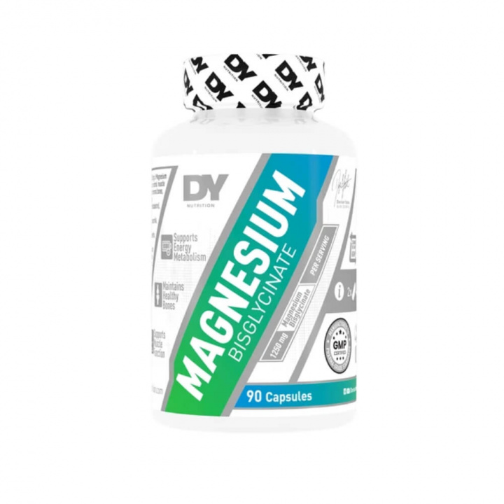 DY Nutrition Magnesium Bisglycinate, 90 caps i gruppen Kosttillskott & Livsmedel / Mineraler / Magnesium hos Tillskottsbolaget (DY2747)