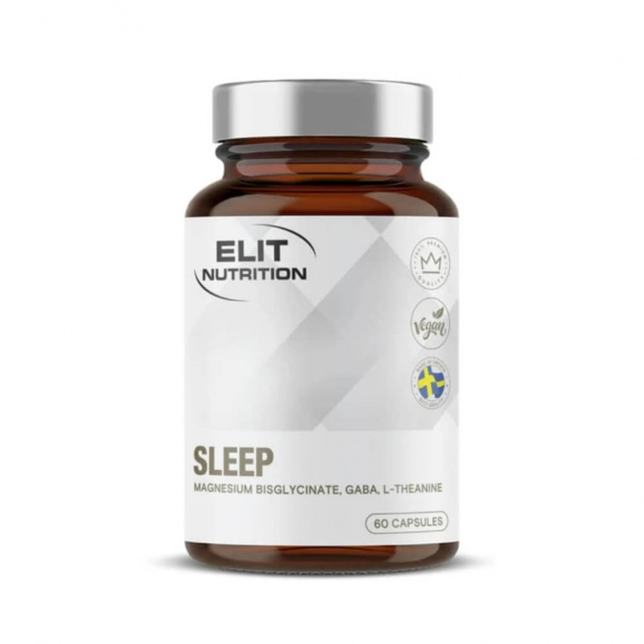 Elit Nutrition Sleep, 60 caps i gruppen Kosttillskott & Livsmedel / Hälsokost / Sömn hos Tillskottsbolaget (ELIT28475)