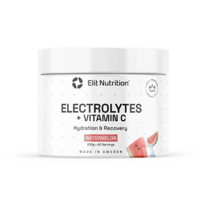 Elit Nutrition Electrolytes + Vitamin C, 200 g i gruppen Kosttillskott & Livsmedel / Mineraler / Elektrolyter hos Tillskottsbolaget (ELIT2947)
