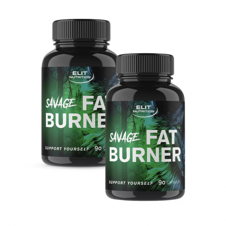 2 x Elit Nutrition Savage Fat Burner, 90 caps i gruppen Kosttillskott & Livsmedel / Viktminskning / Fettförbrännare hos Tillskottsbolaget (ELIT567835)