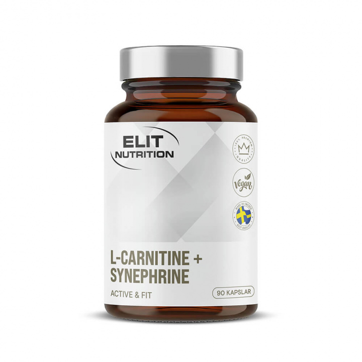 Elit Nutrition L-Carnitine + Synephrine, 60 caps i gruppen Kosttillskott & Livsmedel / Viktminskning / Fettförbrännare hos Tillskottsbolaget (ELIT654)